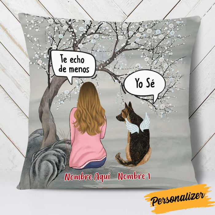 Personalized Dog Memo Spanish Perro Perra Pillow DB271 81O34 1