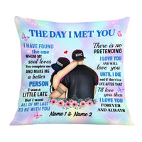 Personalized Couple The Day I Met You Pillow DB273 87O57 thumb 1