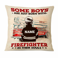 Personalized Firefighter Pillow DB271 30O47 thumb 1