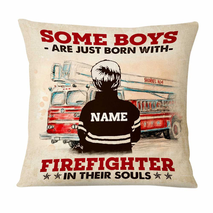 Personalized Firefighter Pillow DB271 30O47 1