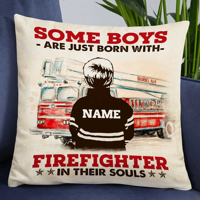 Personalized Firefighter Pillow DB271 30O47 1