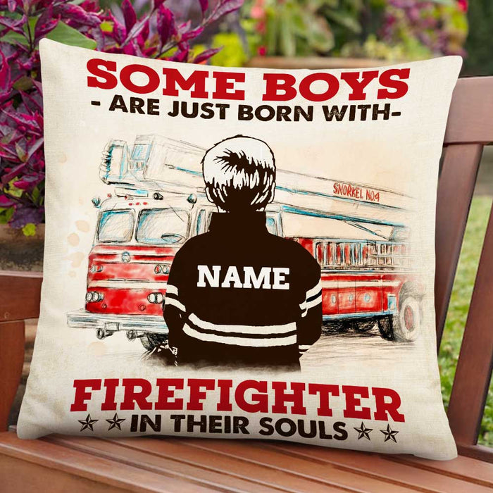 Personalized Firefighter Pillow DB271 30O47 1