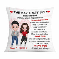 Personalized Couple The Day Pillow DB273 30O58 thumb 1