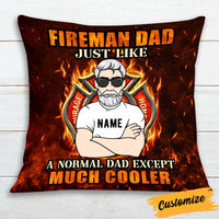 Personalized Firefighter Dad Grandpa Pillow DB276 87O34 thumb 1