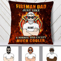 Personalized Firefighter Dad Grandpa Pillow DB276 87O34 thumb 1
