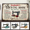 Personalized Sewing Room Rules Poster DB149 81O47 1