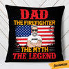 Personalized Firefighter Dad Grandpa Pillow DB277 87O36 thumb 1