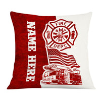 Personalized Firefighter Pillow DB276 30O36 thumb 1