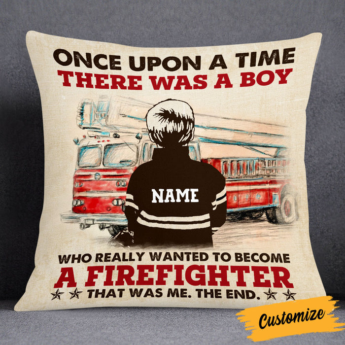 Personalized Firefighter Pillow DB277 30O53 1
