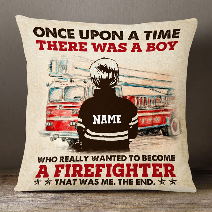 Personalized Firefighter Pillow DB277 30O53 1
