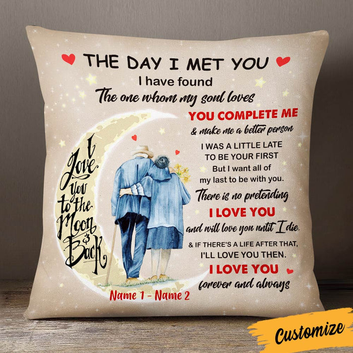 Personalized Couple The Day Pillow DB274 26O36 1