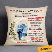 Personalized Couple The Day Pillow DB274 26O36 thumb 1