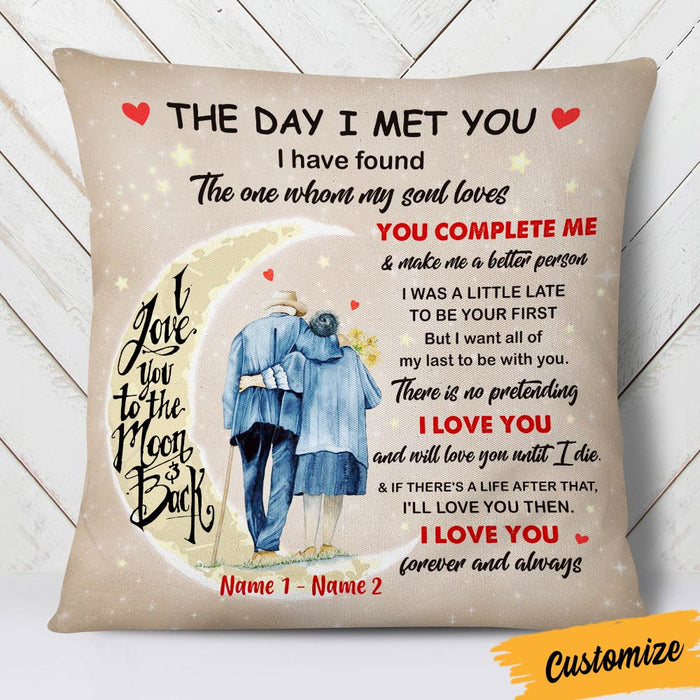 Personalized Couple The Day Pillow DB274 26O36 1