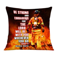 Personalized Firefighter Pillow DB277 23O36 thumb 1