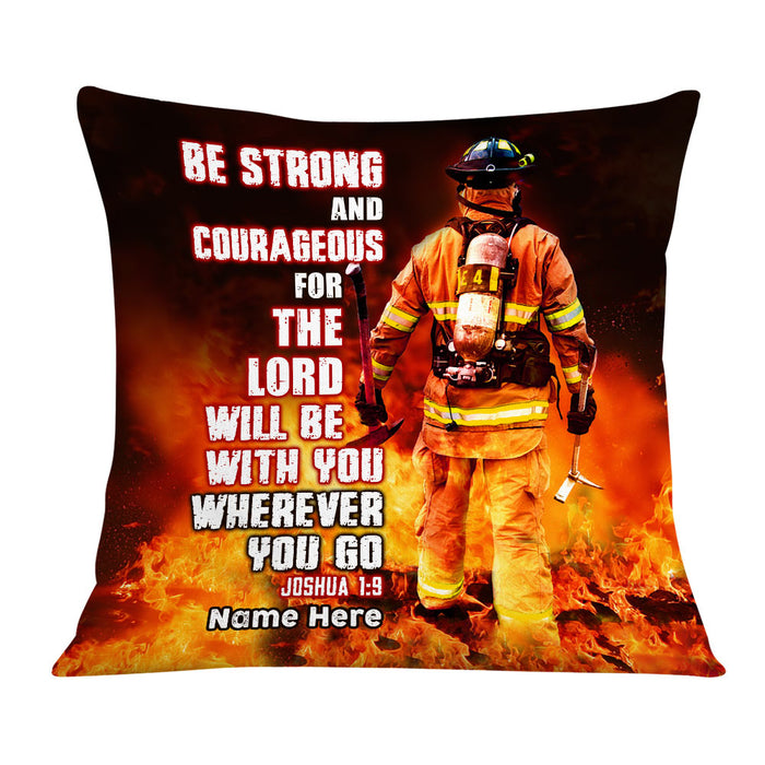 Personalized Firefighter Pillow DB277 23O36 1