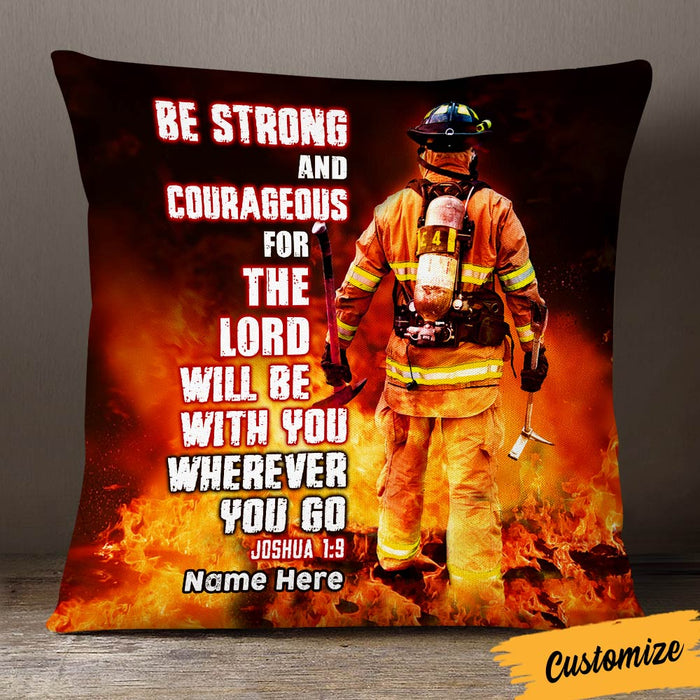 Personalized Firefighter Pillow DB277 23O36 1