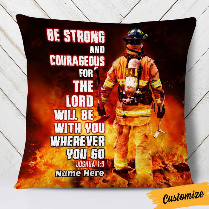 Personalized Firefighter Pillow DB277 23O36 1