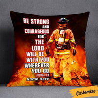 Personalized Firefighter Pillow DB277 23O36 thumb 1