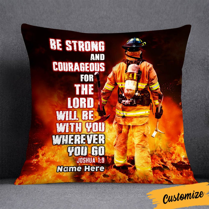Personalized Firefighter Pillow DB277 23O36 1