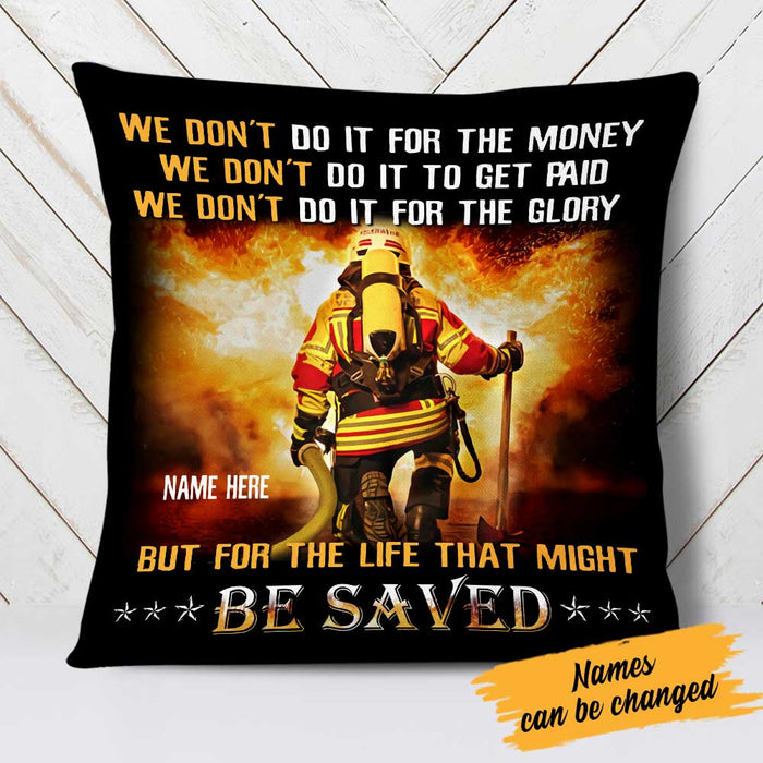 Personalized Firefighter Pillow DB276 23O23 1