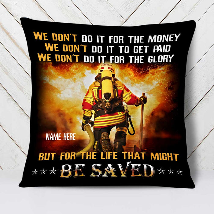 Personalized Firefighter Pillow DB276 23O23 1