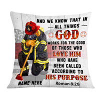 Personalized Firefighter Pillow DB272 26O57 thumb 1