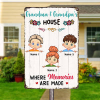Personalized Grandma Grandparent House Metal Sign DB2711 87O58 thumb 1