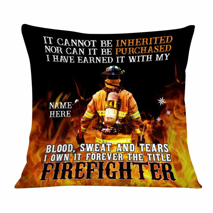 Personalized Firefighter Pillow DB277 26O26 1