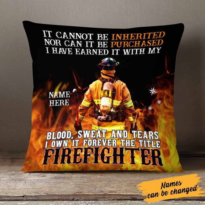 Personalized Firefighter Pillow DB277 26O26 1