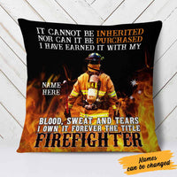 Personalized Firefighter Pillow DB277 26O26 thumb 1