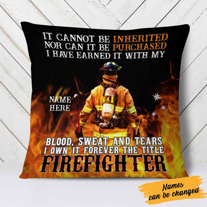 Personalized Firefighter Pillow DB277 26O26 1