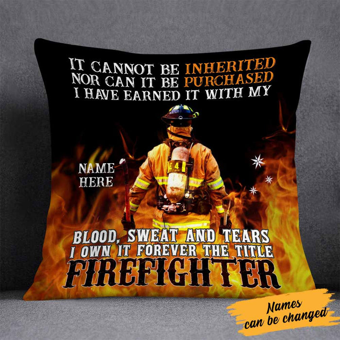 Personalized Firefighter Pillow DB277 26O26 1