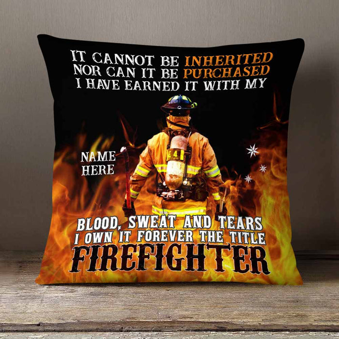 Personalized Firefighter Pillow DB277 26O26 1