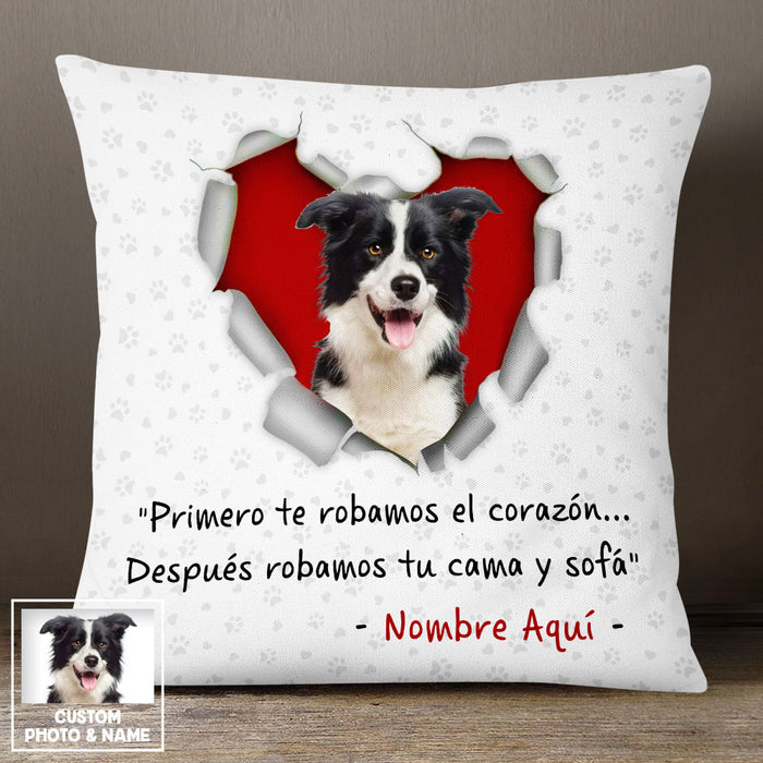 Personalized Dog Photo Spanish Perro Perra Pillow DB277 95O53 1