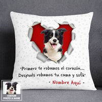 Personalized Dog Photo Spanish Perro Perra Pillow DB277 95O53 thumb 1