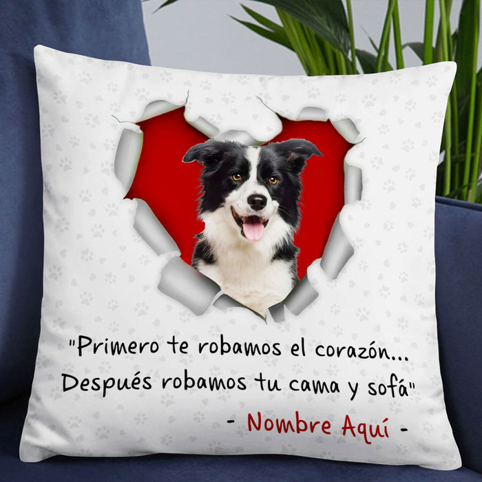 Personalized Dog Photo Spanish Perro Perra Pillow DB277 95O53 1