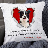 Personalized Dog Photo Spanish Perro Perra Pillow DB277 95O53 thumb 1