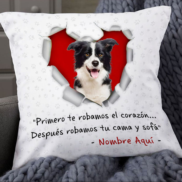 Personalized Dog Photo Spanish Perro Perra Pillow DB277 95O53 1