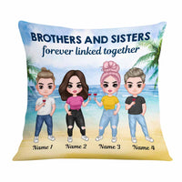 Personalized Family Icon Brother Sister Pillow DB2713 26O58 thumb 1