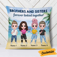 Personalized Family Icon Brother Sister Pillow DB2713 26O58 thumb 1