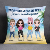 Personalized Family Icon Brother Sister Pillow DB2713 26O58 thumb 1