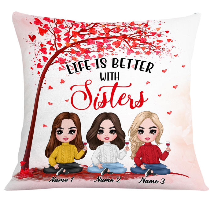 Personalized Family Icon Sister Pillow DB2711 26O24 1