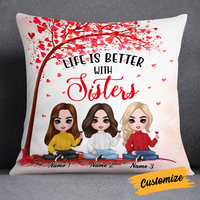 Personalized Family Icon Sister Pillow DB2711 26O24 thumb 1