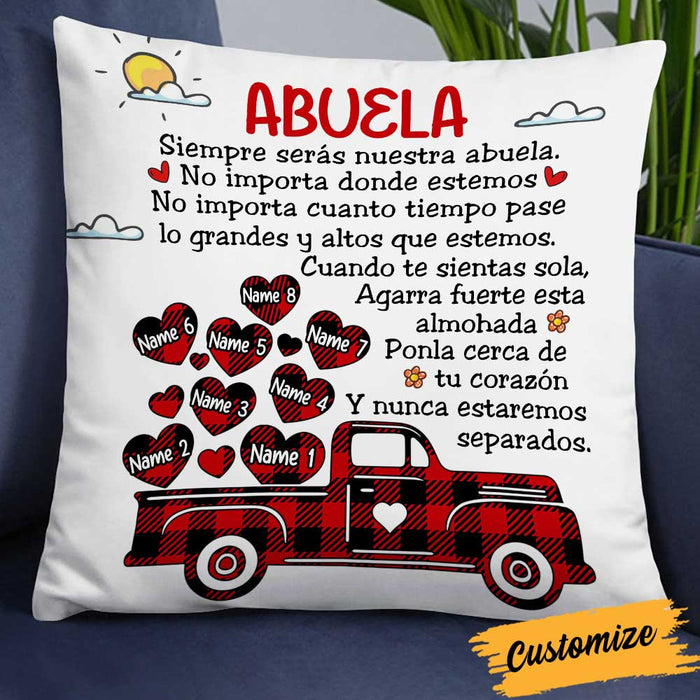 Personalized Spanish Mom Grandma Daughter Granddaughter Grandson Son Pillow DB2712 26O34 1
