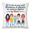 Personalized Family Icon Sister Brother Pillow DB2710 30O23 thumb 1