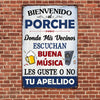 Personalized Outdoor Backyard Great Music Spanish Patio Metal Sign DB278 95O47 1