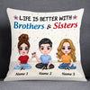 Personalized Family Icon Brother Sister Pillow DB281 85O53 1
