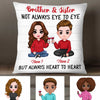 Personalized Family Icon Sister Brother Pillow DB282 85O34 1