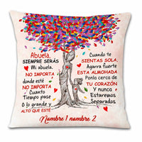 Personalized Spanish Mom Grandma Daughter Granddaughter Canvas Pillow DB281 26O23 thumb 1