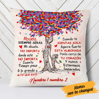 Personalized Spanish Mom Grandma Daughter Granddaughter Canvas Pillow DB281 26O23 thumb 1